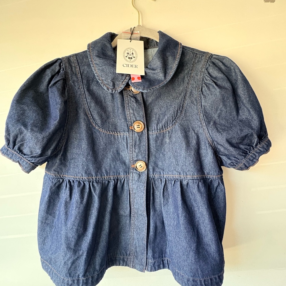 Cider Blue Denim Top
